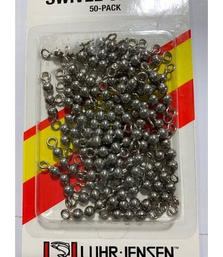 Luhr-Jensen 3 Bead Chain / 50 Pk  Stainless Steel