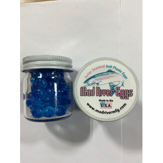 MAD RIVER MANUFACTURING MAD RIVER ANISE EGG SZ1 (7MM) 72/PK BLUE