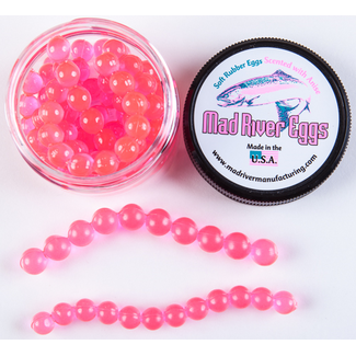 MAD RIVER MANUFACTURING MAD RIVER ANISE EGG SZ1 (7MM) 72/PK PINK