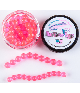 MAD RIVER MANUFACTURING MAD RIVER ANISE EGG SZ1 (7MM) 72/PK PINK