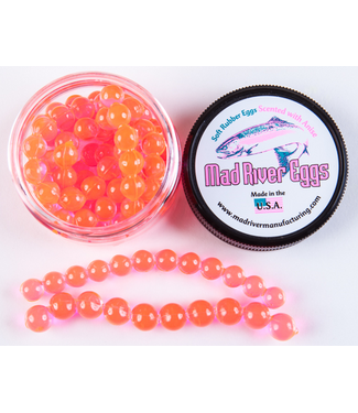 MAD RIVER MANUFACTURING MAD RIVER ANISE EGG SZ1 (7MM) 72/PK CERISE
