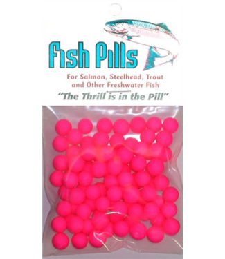 MAD RIVER MANUFACTURING MAD RIVER FISH PILLS SZ2 (9-10MM) FLOURESCENT PINK