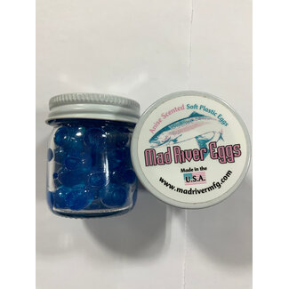 MAD RIVER MANUFACTURING MAD RIVER ANISE EGGS SZ2 (9MM) 50/PK BLUE
