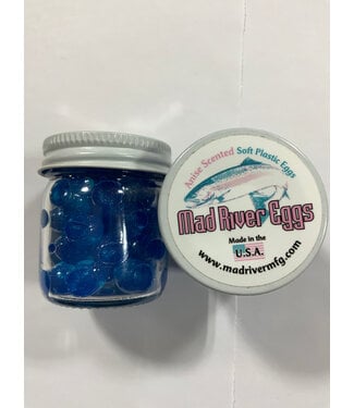 MAD RIVER MANUFACTURING MAD RIVER ANISE EGGS SZ2 (9MM) 50/PK BLUE
