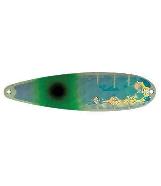 Moonshine Lures MOONSHINE TROLLING SPOON - RV SERIES - STANDARD - GREEN EYED GOBLIN