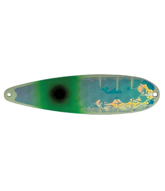 Moonshine Lures MOONSHINE TROLLING SPOON - RV SERIES - STANDARD - GREEN EYED GOBLIN
