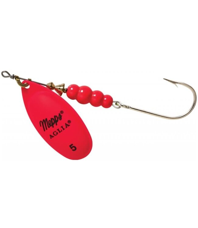 SHELDONS (MEPPS) MEPPS AGILA (SALMON RIVER LEGAL SINGLE) 1/2OZ HOT PINK (B5PR HP)