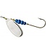 SHELDONS (MEPPS) MEPPS AGILA (SALMON RIVER LEGAL SINGLE) 1/2OZ BLUE SILVER (TSB5PR B-S)
