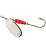 SHELDONS (MEPPS) MEPPS AGILA (SALMON RIVER LEGAL SINGLE) 1/2OZ ORANGE SILVER (TSB5PR O-S)