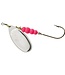 SHELDONS (MEPPS) MEPPS AGILA (SALMON RIVER LEGAL SINGLE) 1/2OZ PINK SILVER (TSB5PR PK-S)