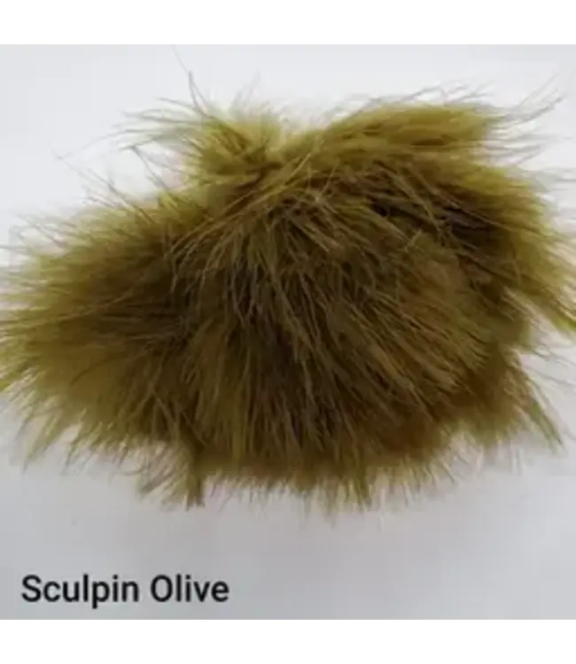 Wapsi STRUNG MARABOU, SCULPIN OLIVE (MB141)