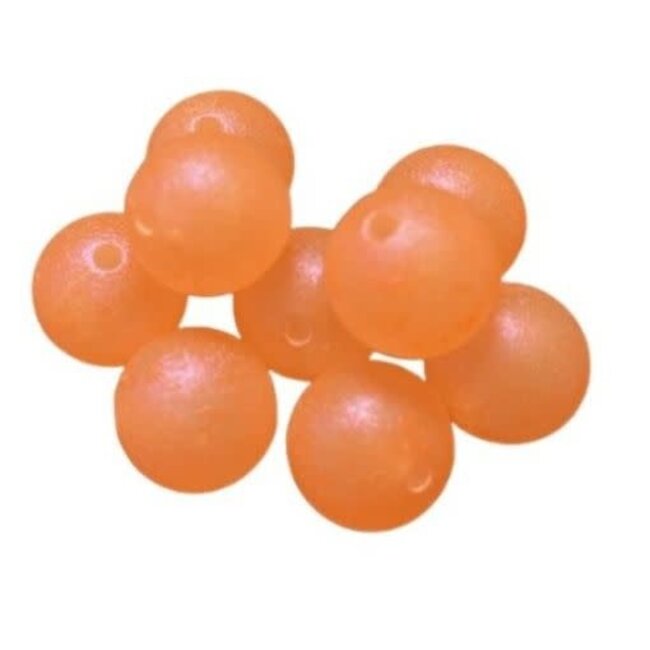 Catalyst Tackle LLC CATALYST BEADS - 10MM - 20PK - SR STUNNER PURPLE PEARL - (PEACHY ORANGE PURPLE PEARL)
