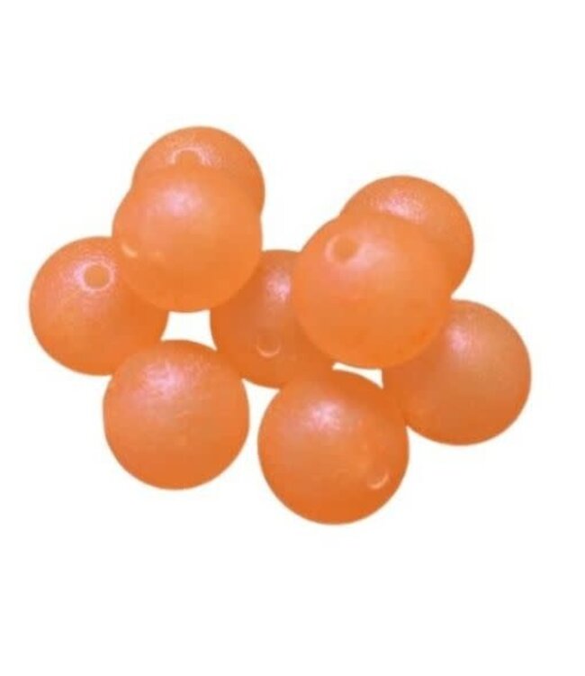 Catalyst Tackle LLC CATALYST BEADS - 10MM - 20PK - SR STUNNER PURPLE PEARL - (PEACHY ORANGE PURPLE PEARL)