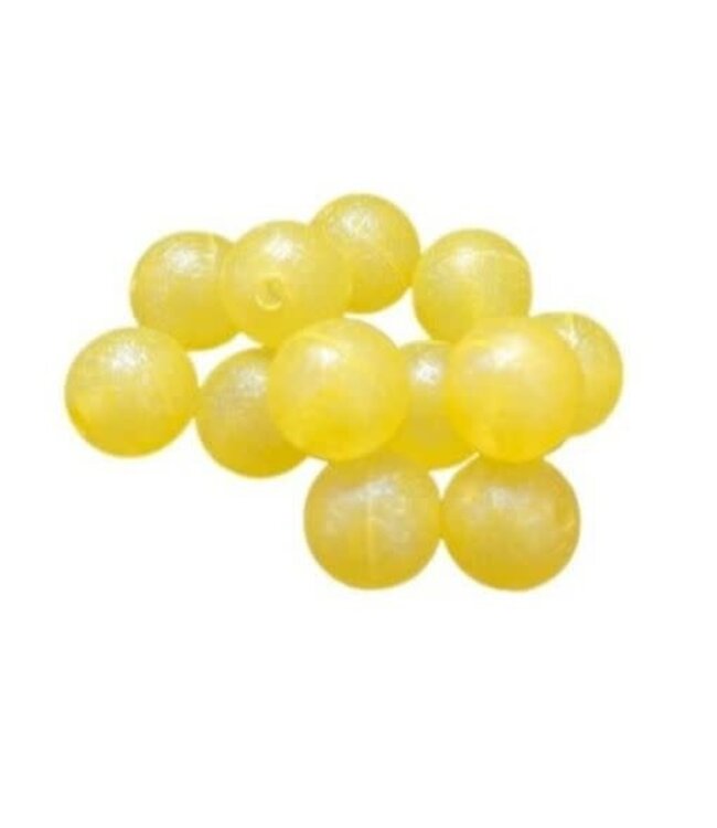 CATCHER COMPANY CATALYST BEADS - 12MM - 12PK - FACTOR BLUE PEARL - (LIGHT YELLOW BLUE PEARL)