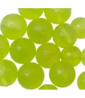 Catalyst Tackle LLC CATALYST BEADS - 12MM - 12PK - BIOHAZARD PEARL - (BRIGHT GREEN CHARTRUESE PEARL)