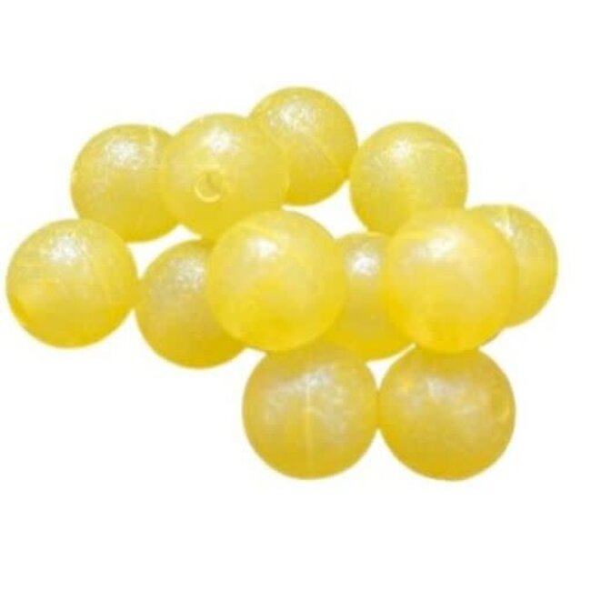 Catalyst Tackle LLC CATALYST BEADS - 10MM - 20PK - FACTOR BLUE PEARL - (LIGHT YELLOW BLUE PEARL)