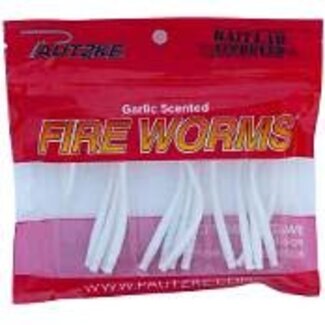 PAUTZKE BAIT CO., INC. PAUTZKE FIRE WORMS WHITE 15CT