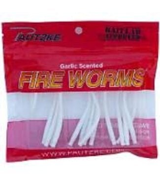 PAUTZKE BAIT CO., INC. PAUTZKE FIRE WORMS WHITE 15CT