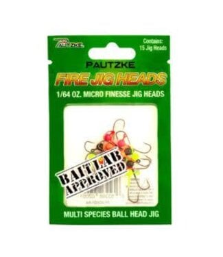 PAUTZKE BAIT CO., INC. PAUTZKE FIRE JIG HEADS 1/64