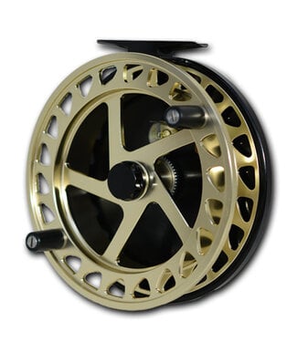 RAVEN HELIX CENTERPIN REEL GOLD/BLACK
