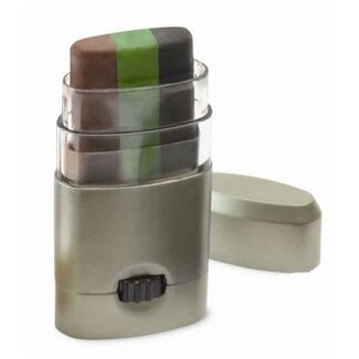 HME HME 3 COLOR CAMO FACE PAINT "MESS FREE" APPLICATION STICK