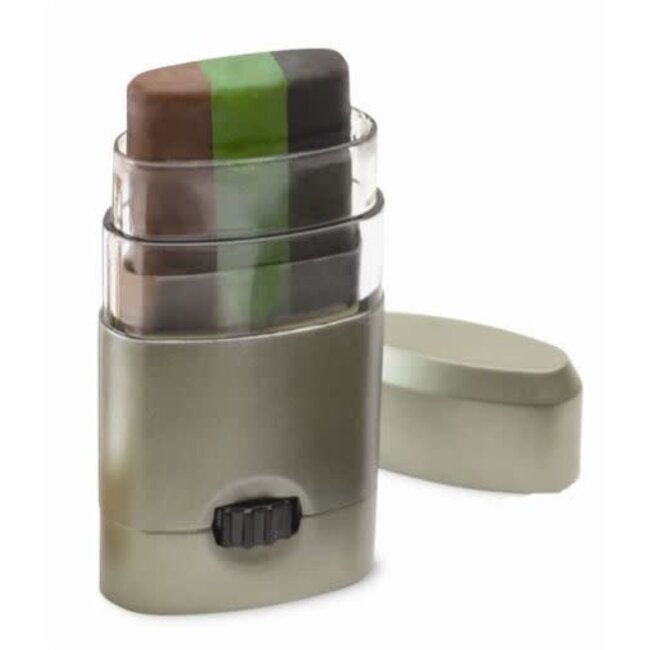 HME HME 3 COLOR CAMO FACE PAINT "MESS FREE" APPLICATION STICK