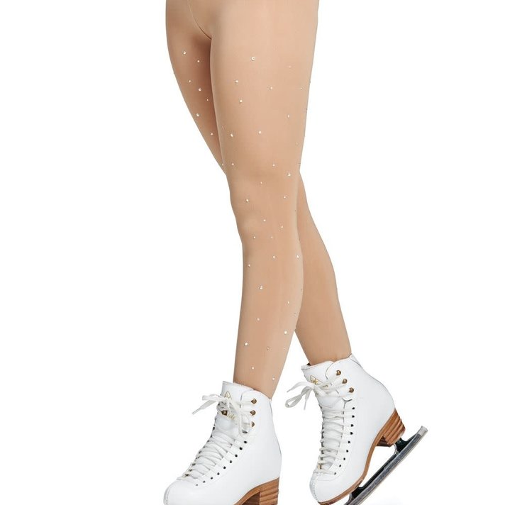 Heel Cover Figure Skating Brushed Fabric Leggings