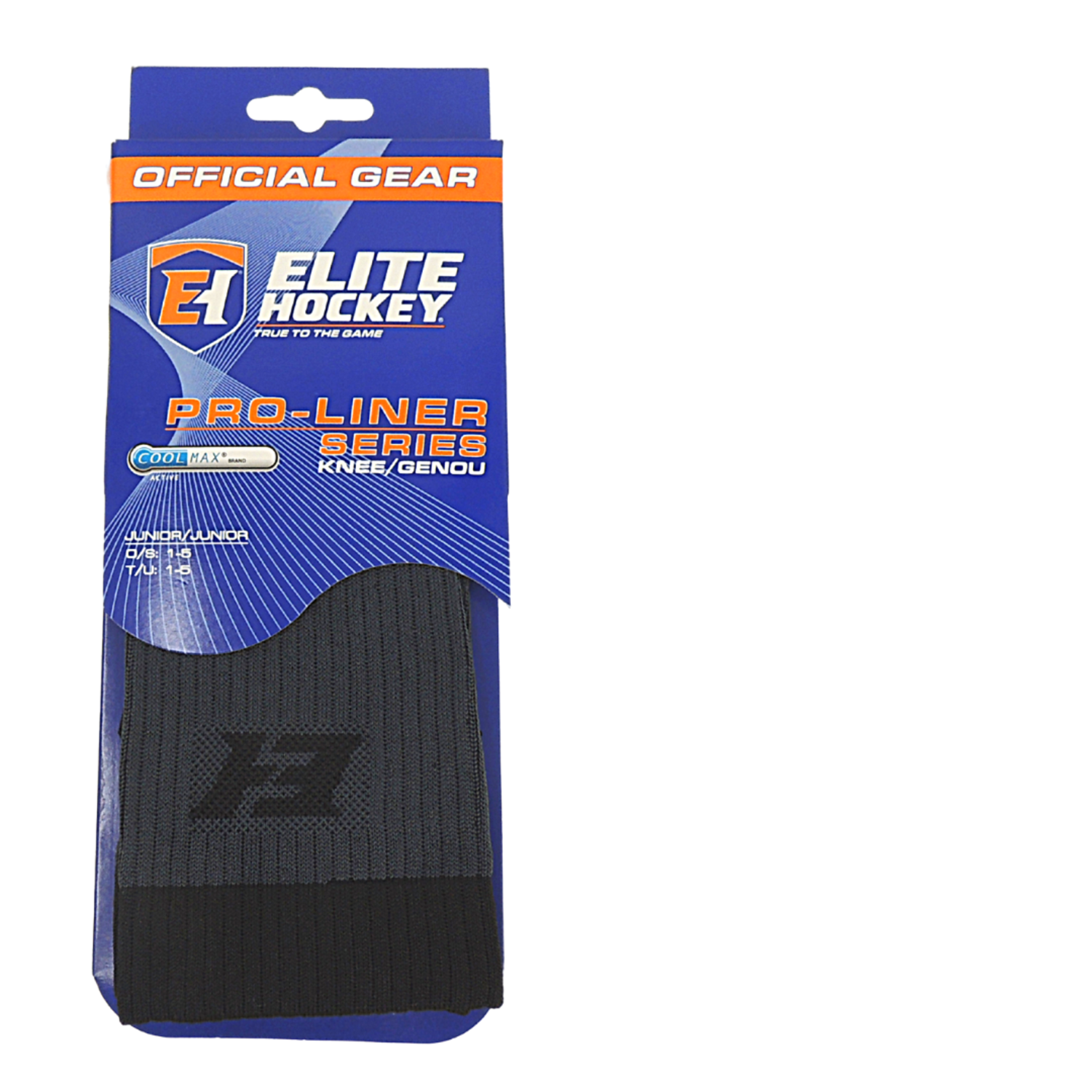 Elite Hockey Pro-Liner Knee-Length Skate Socks, Junior, Assorted Colours
