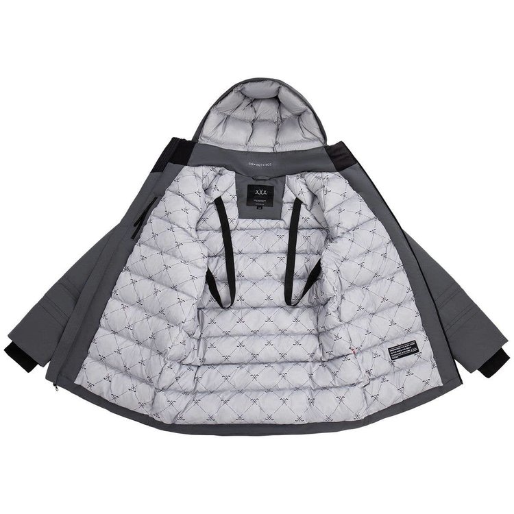 Bauer Hockey BAUER ULTIMT FAN HOODED PARKA MENS GRY