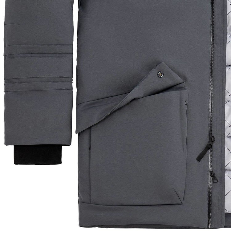 Bauer Hockey BAUER ULTIMT FAN HOODED PARKA MENS GRY