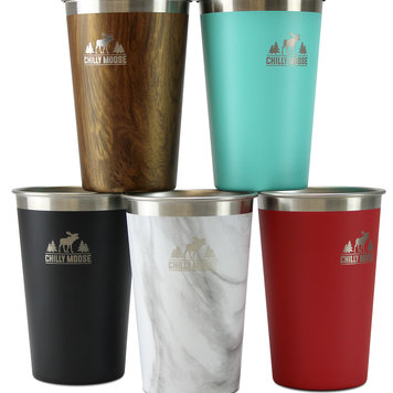 CHILLY MOOSE LONG BEACH TUMBLERS 4 PIECE SET