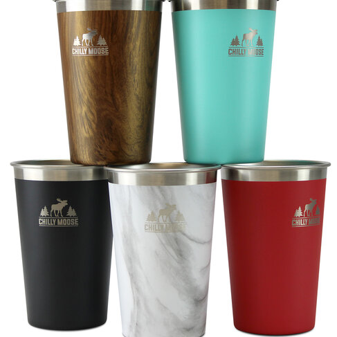 CHILLY MOOSE LONG BEACH TUMBLERS 4 PIECE SET