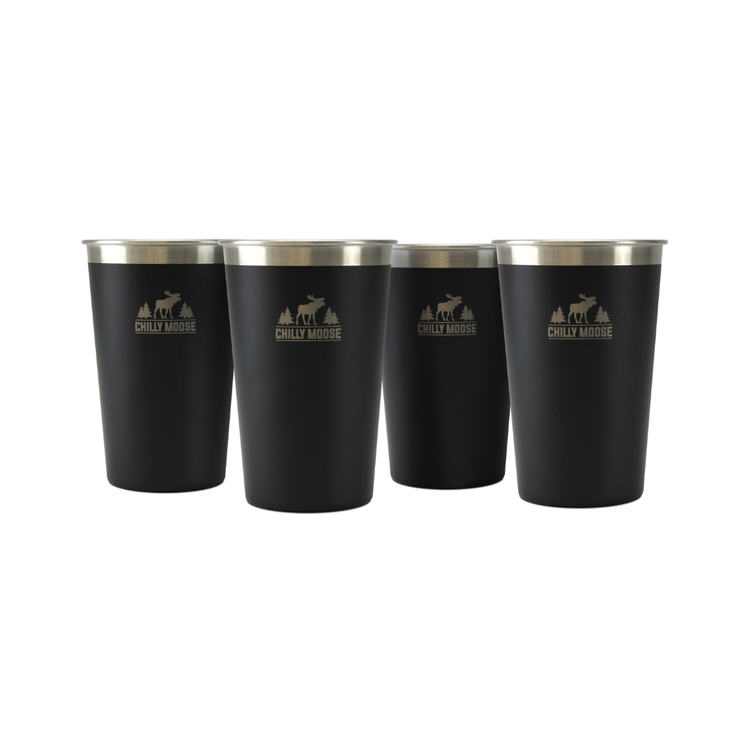 CHILLY MOOSE LONG BEACH TUMBLERS 4 PIECE SET
