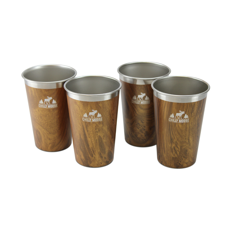CHILLY MOOSE LONG BEACH TUMBLERS 4 PIECE SET
