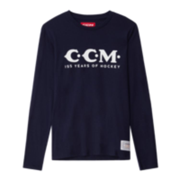 CCM Hockey CCM125 YEARS 125TH LS TEE - ADULT