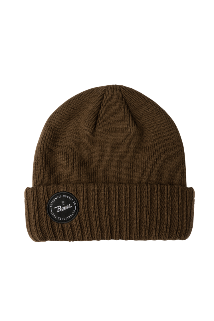 Bauer Hockey S24 BAUER KNIT PATCH TOQUE-SR-TAN