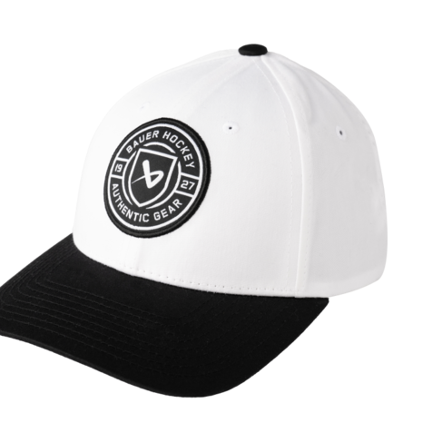 Bauer Hockey S25 BAUER B&W PATCH HAT-SR-BLK/WHT