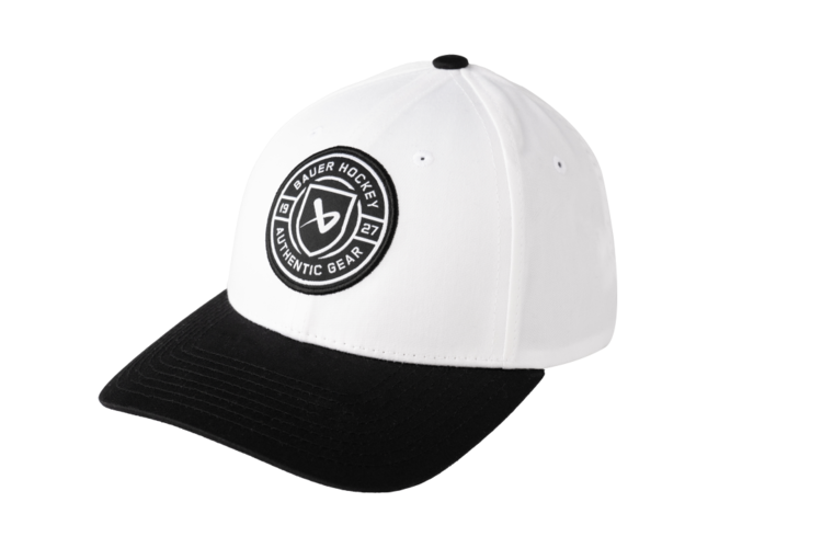 Bauer Hockey S25 BAUER B&W PATCH HAT-SR-BLK/WHT