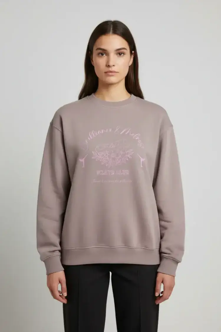 Brilliance&Melrose B & M The Skater Club Crewneck