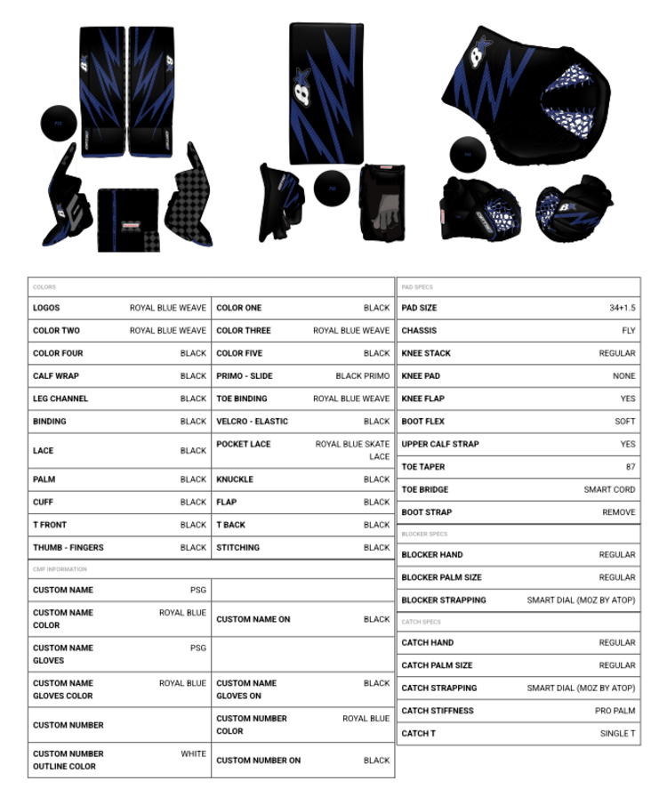 BRIAN'S Brian's Optik 4 DEMO Glove Set SR