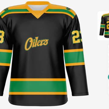 OMHA Custom Jerseys (min 10 jerseys)