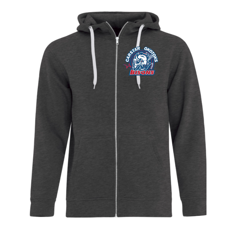 ATC Jr B Bisons FULL ZIP HOODED MENS SWEATSHIRT F2018