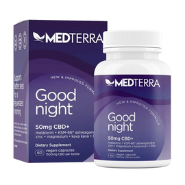 MedterraCBD Medterra PM Good night Capsule 60ct bottle