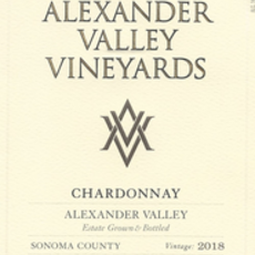 Alexander Valley Vineyard Chardonnay 2019