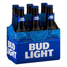 Bud Light, 6-Pack Bottle