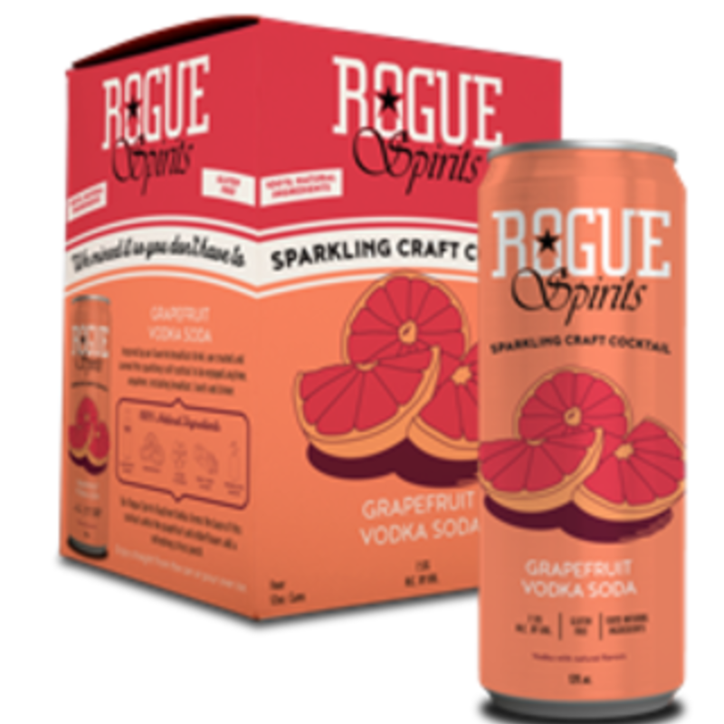 Rogue Grapefruit Vodka Soda 4-Pack