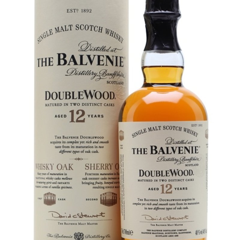 Balvenie Double Wood 12 Year Single Malt Scotch