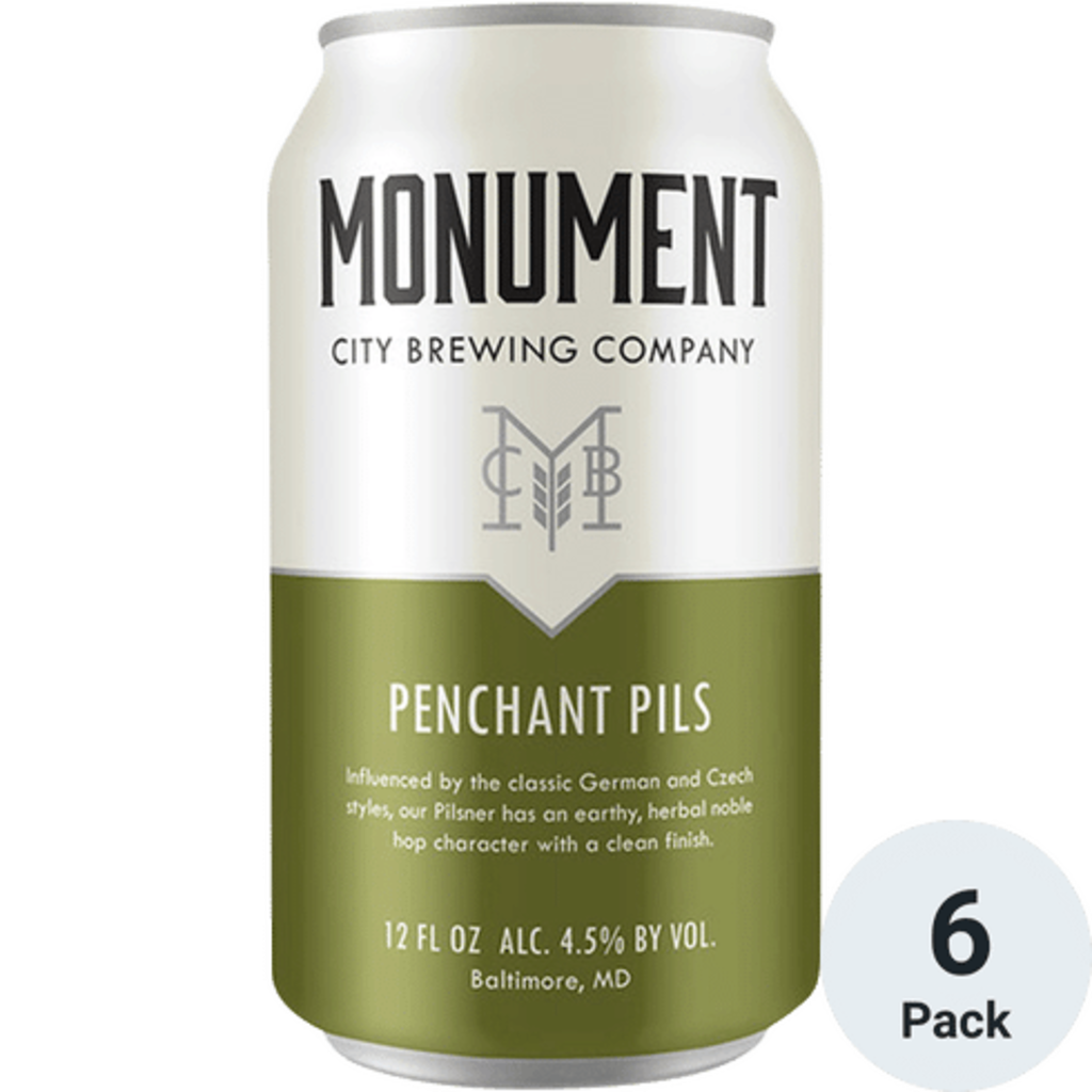 Monument City Brewing Penchant Pils 6-Pack