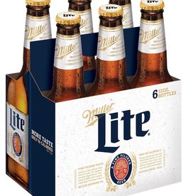 Miller Lite 6-Pack Bottles