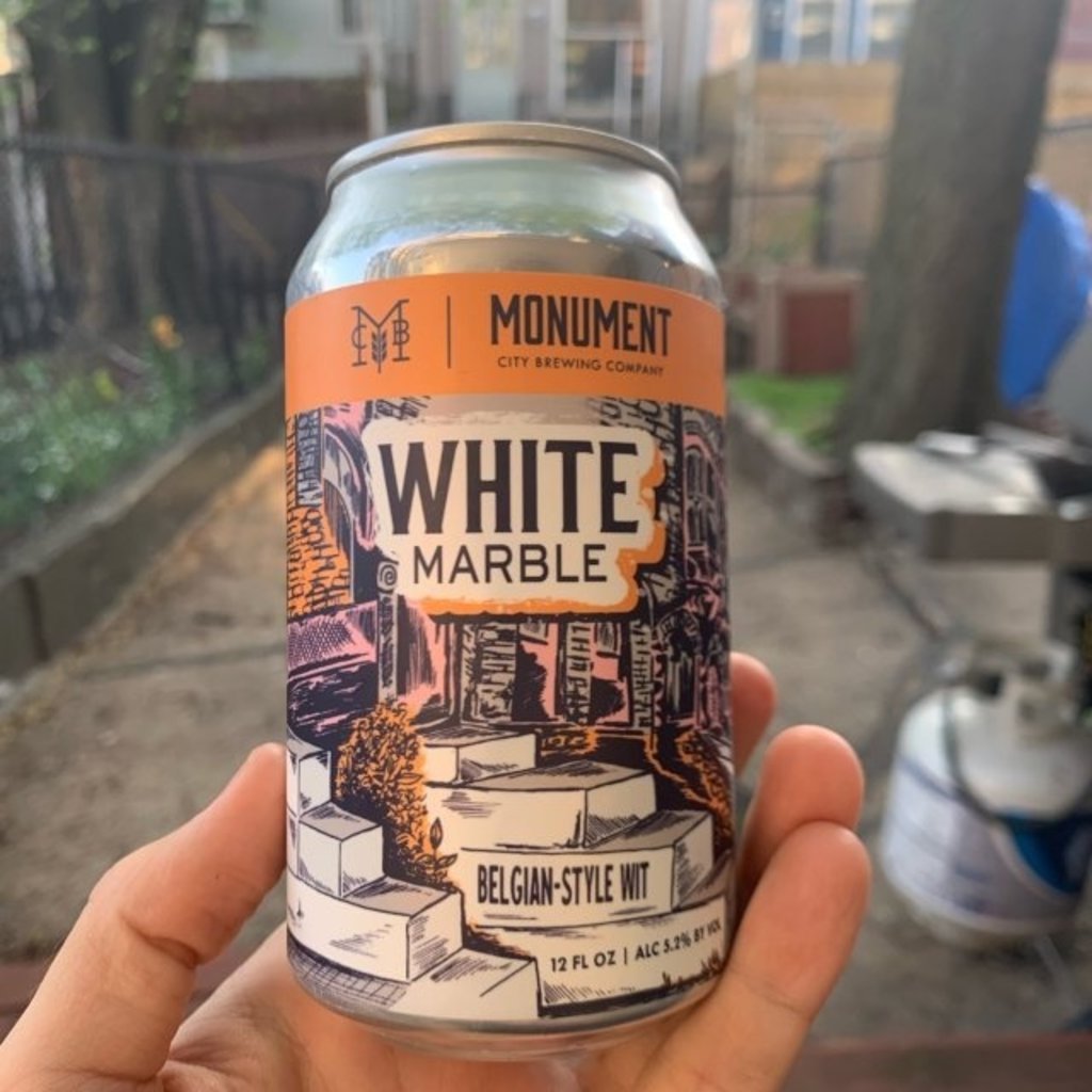 Monument City Brewing White Marble Wit 6-Pack